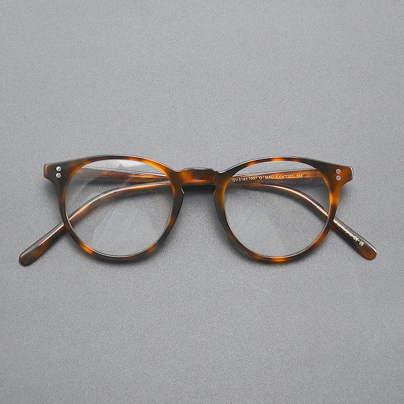 Acetate ov5183 Ретро оправа для очков мужские и женские оптические очки черепахового