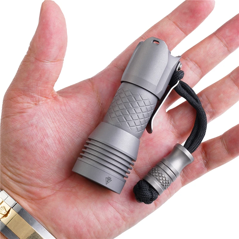 Титановый фонарик для повседневного использования MecArmy PS16 Max 2000 люмен 4