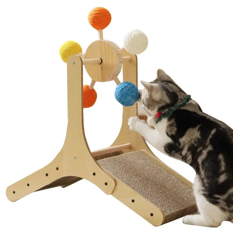 

Игрушка для кошек Sisal, Когтеточка с шариком, с когтеточкой