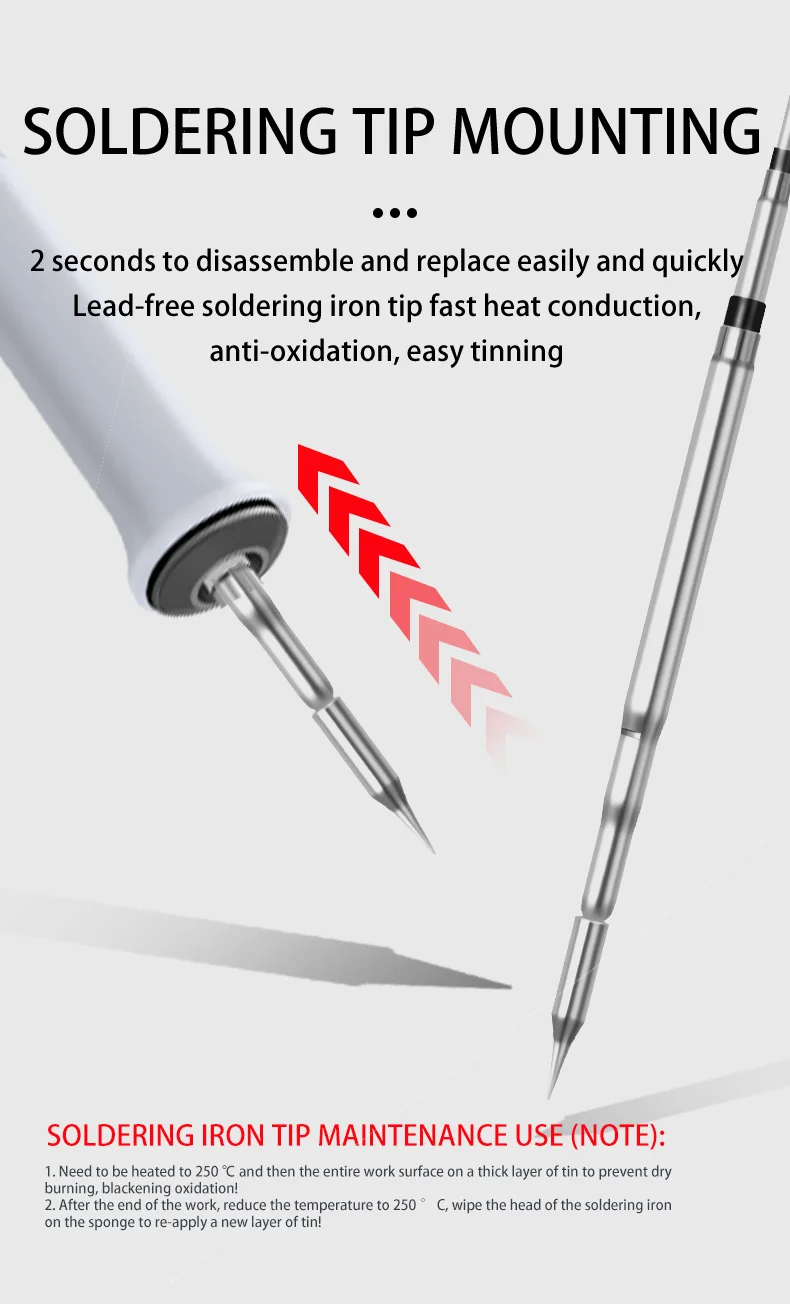 Цифровая паяльная станция T210-X2 двойные ручки OLED цифровой паяльник чип STM 32