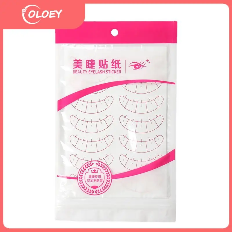 

10pc False Eyelashes Beauty eyelash isolation sticker grafting eyelash positioning stickers Eye Lashes Grafting Tools