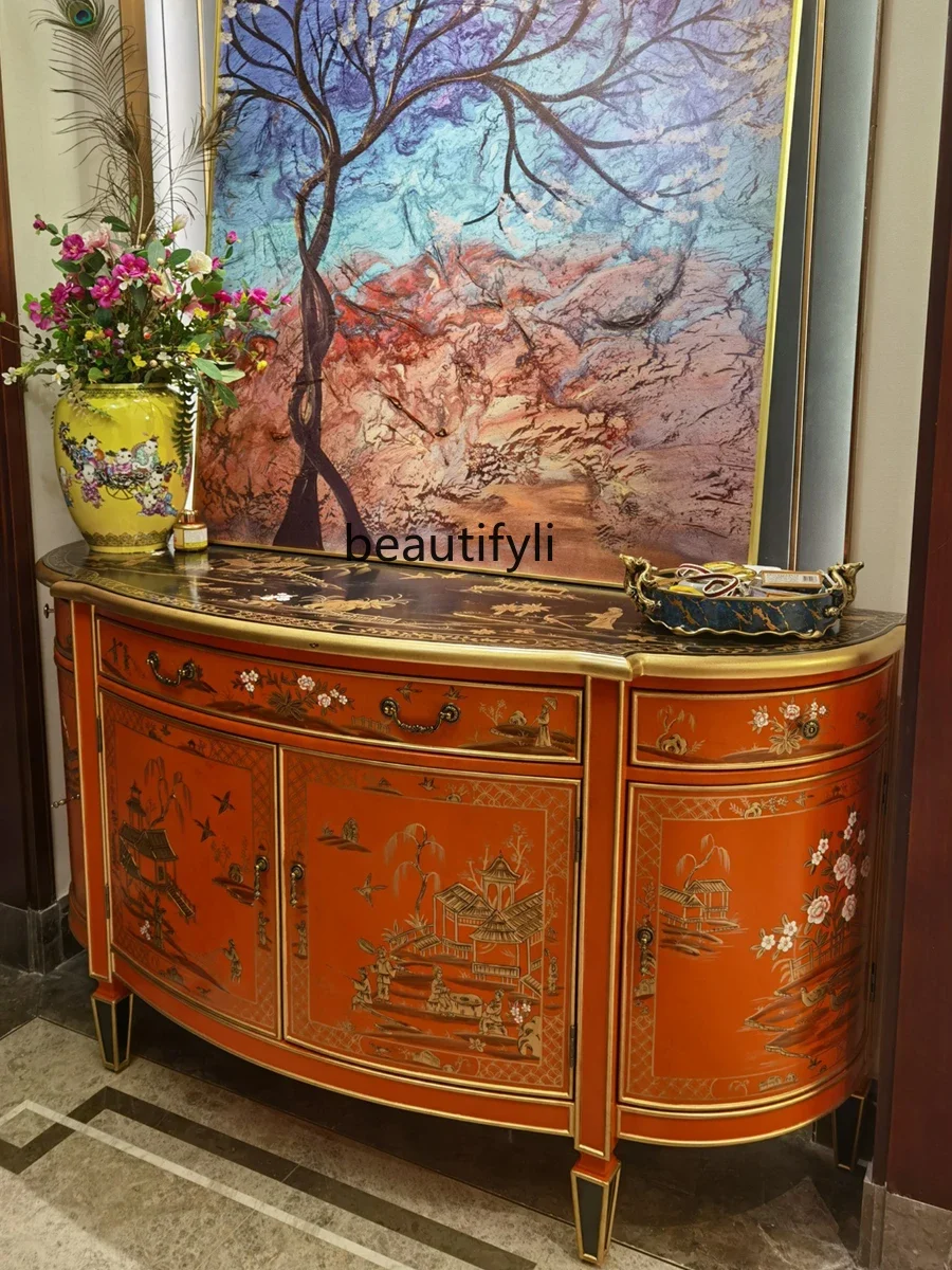 Европейский и американский старинный окрашенный вилла Новый китайский стиль