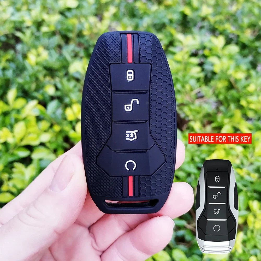 

Для BYD Seagull/Dolphin/Qin/Han/Tang/Song/SEAL U DM-i/ATTO03 модный силиконовый чехол для ключей от машины с полным покрытием
