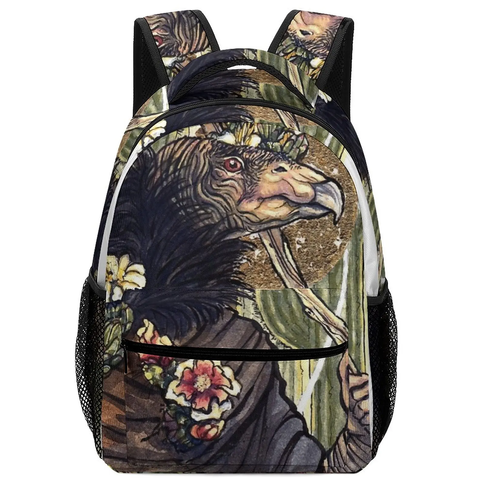 New Cactus Heart School Backpacks For Children for Student Kids Women Art  School Bag Middle School Backpack
