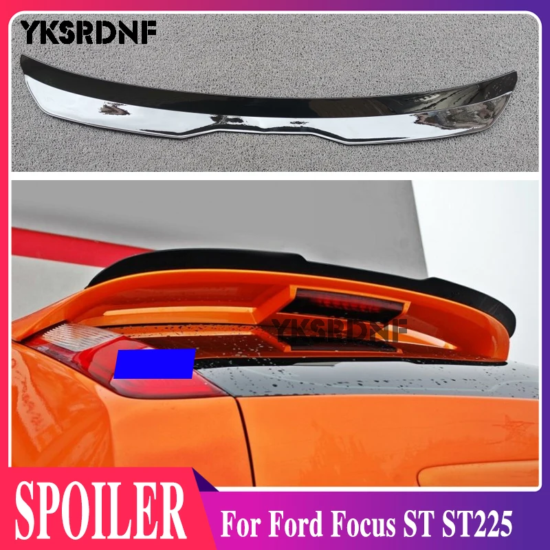 

YKSRDNF для Ford Focus ST ST225 спойлер удлинитель багажник Универсальный задний Крыло ABS пластик фокус крыша спойлер автомобильные аксессуары