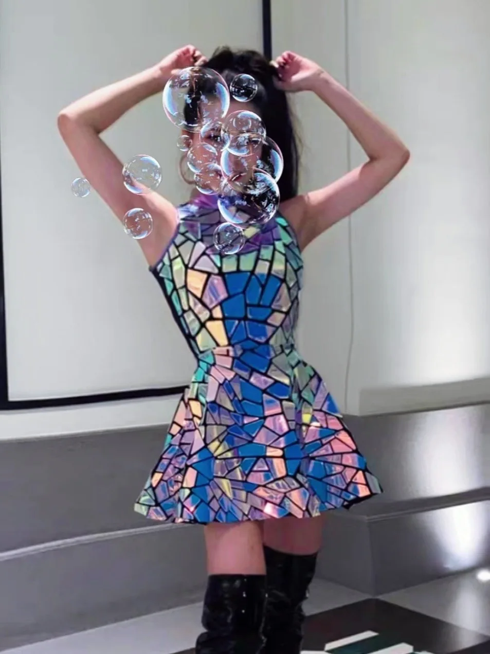 Женское платье-ГОГО для бара сексуальное платье девушек группы джазовых танцев