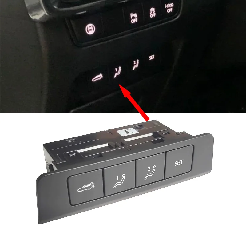 

DHB6-66180 Замена кнопки переключения багажника салона автомобиля для Mazda 3 BP CX-30 2019-2023, кнопка переключения внутренней задней двери багажника