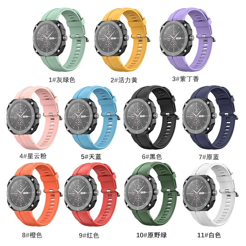 

Силиконовый ремешок для HUAWEI WATCH GT Cyber, модифицированный ремешок для часов, современный спортивный модный браслет для смарт-часов Huawei GT Cyber