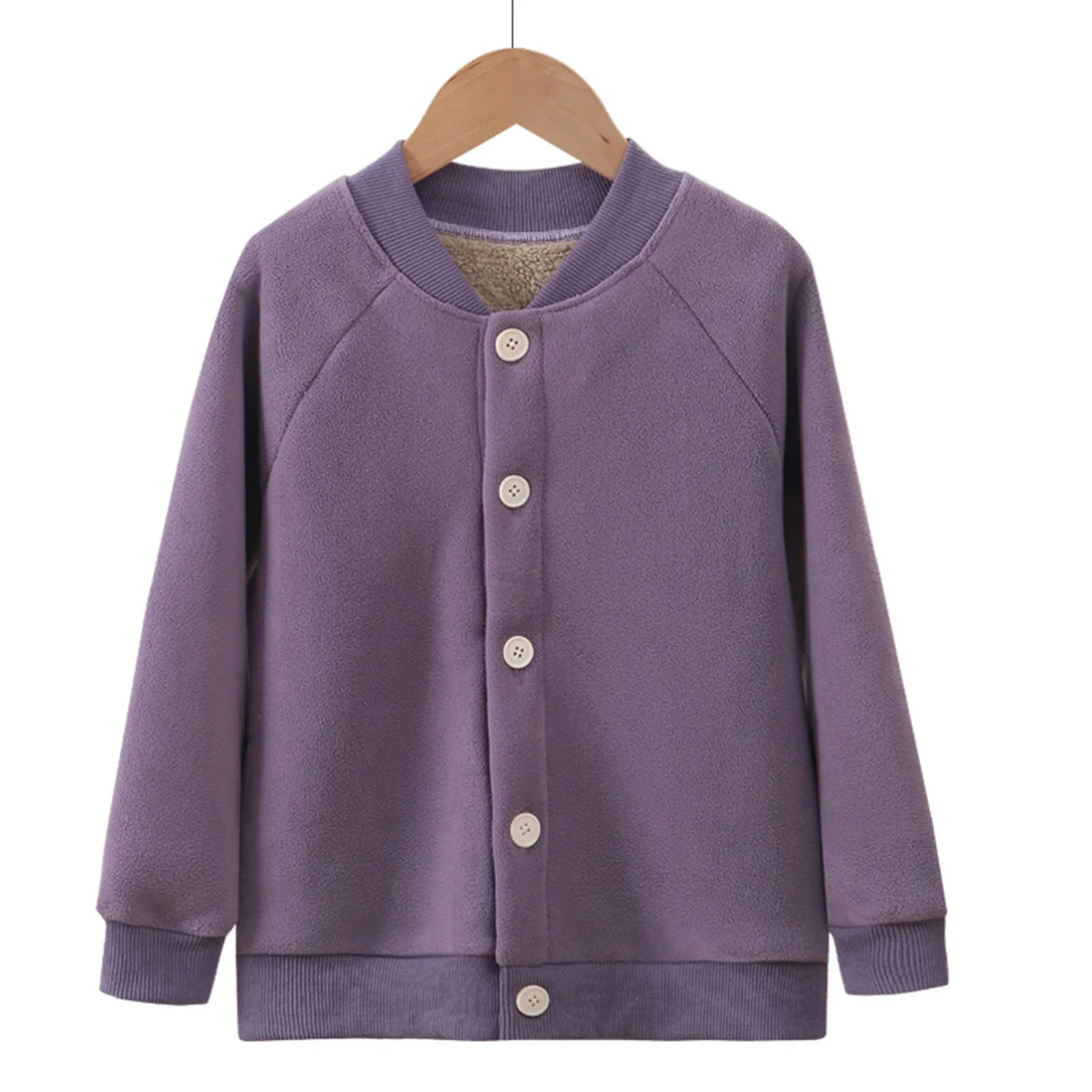 2024 осенне-зимняя куртка для мальчиков и девочек хлопковая утепленные флисовые