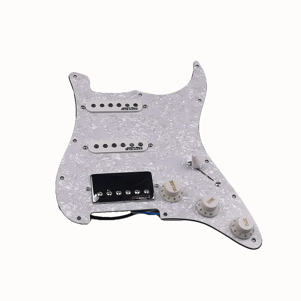 

7-сторонний тип, полностью предварительно загруженный шлейф SSH Pickguard, пикап Уилкинсона алнико, подходящий для гитары Fender Strat