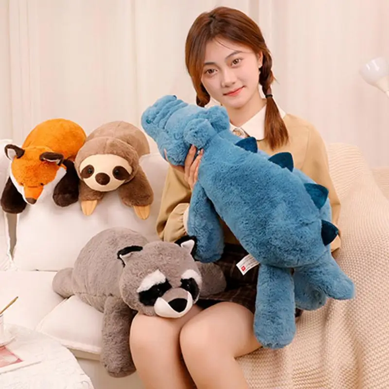 

Weighted Stuffed Animal Cute Doll Animals Fox Crocodile Sloth Squishier Plush Toy Soft Stuffed Plushie Pillow Gift For Kids Gift