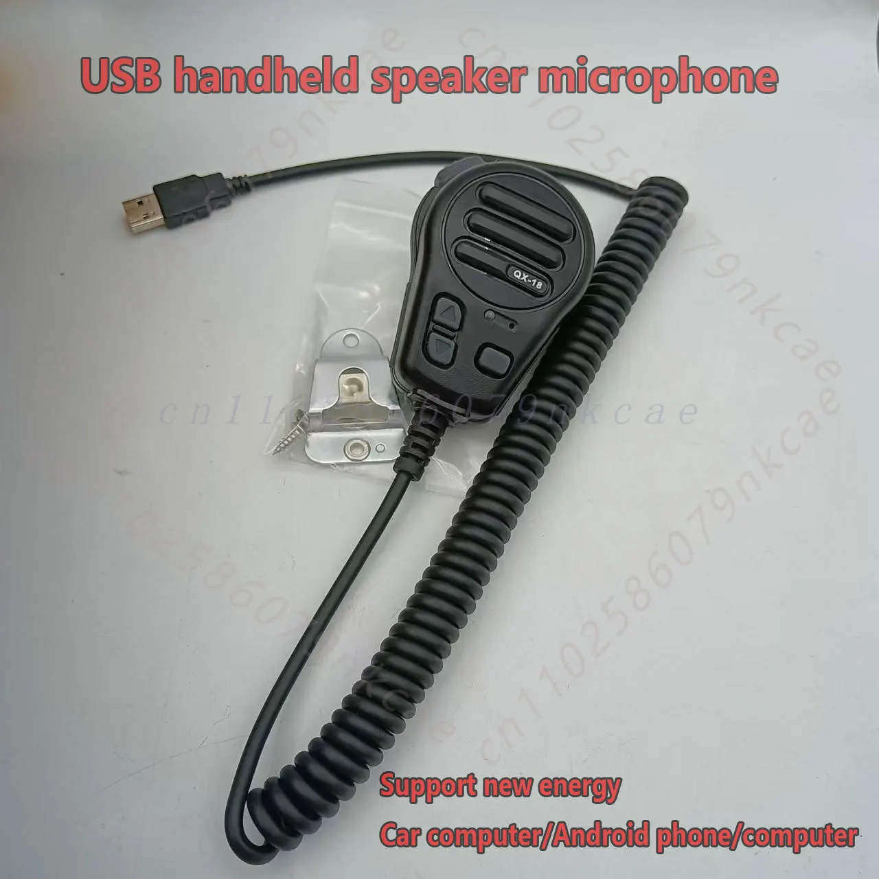Фото USB-микрофон, компьютерная консоль управления, программное обеспечение для мобильного интеркома, бортовой компьютерный динамик для электромобилей с функцией громкой связи №2