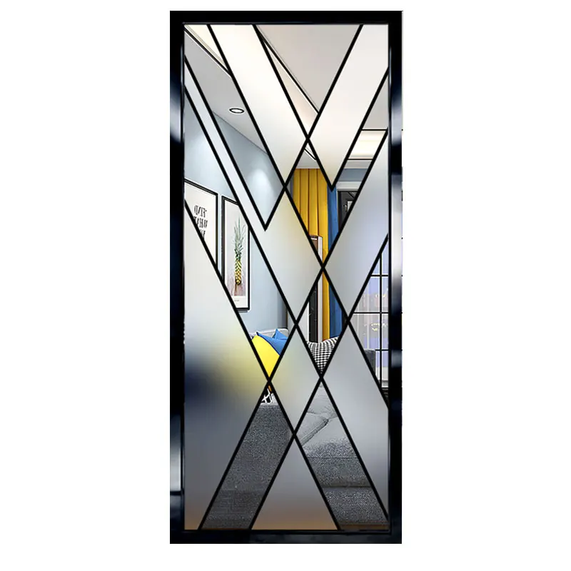 

Glass screen partition living room porch office fashion modern minimalist bedroom folding screen frosted craft customization