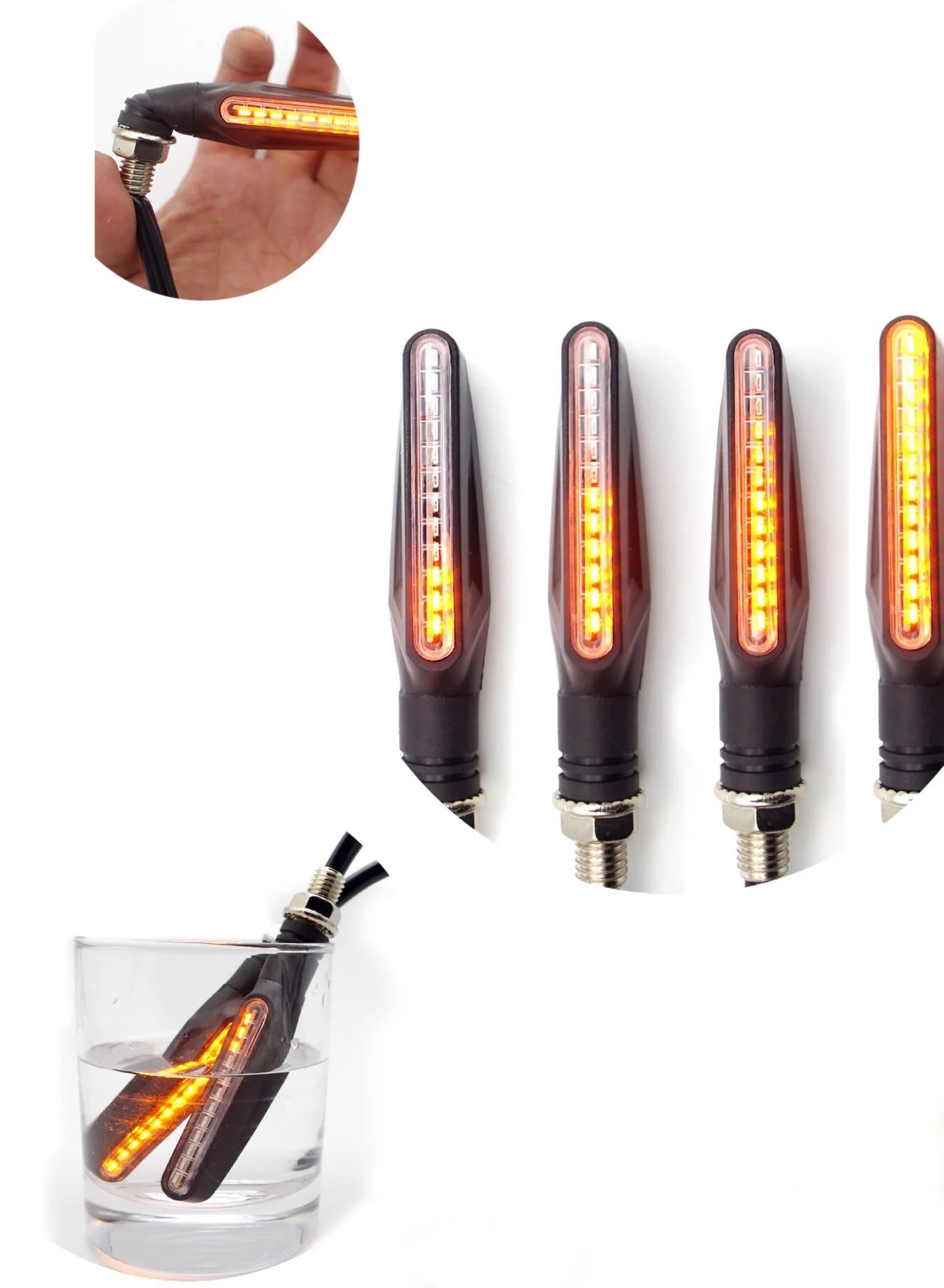 Поворотный индикатор для мотоцикла последовательные огни DRL мигающие Honda CRF 250l CR250