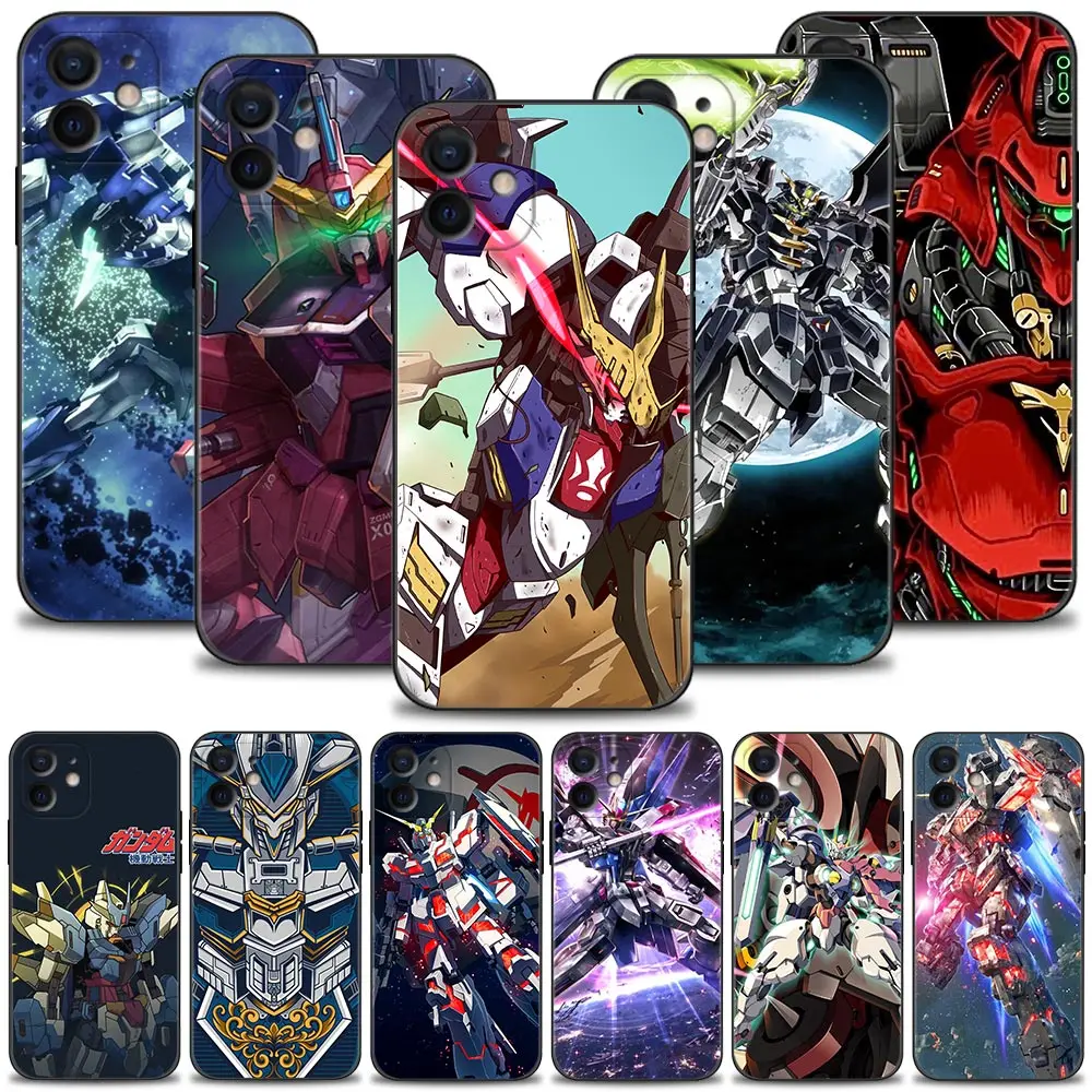 

Phone Case For iPhone 11 13 12 Pro Max Mini for iPhone 7 8 6 6S Plus 5 5S SE(2020) X XS XR 11Pro 13Pro 12Pro Coque Anime Gundam