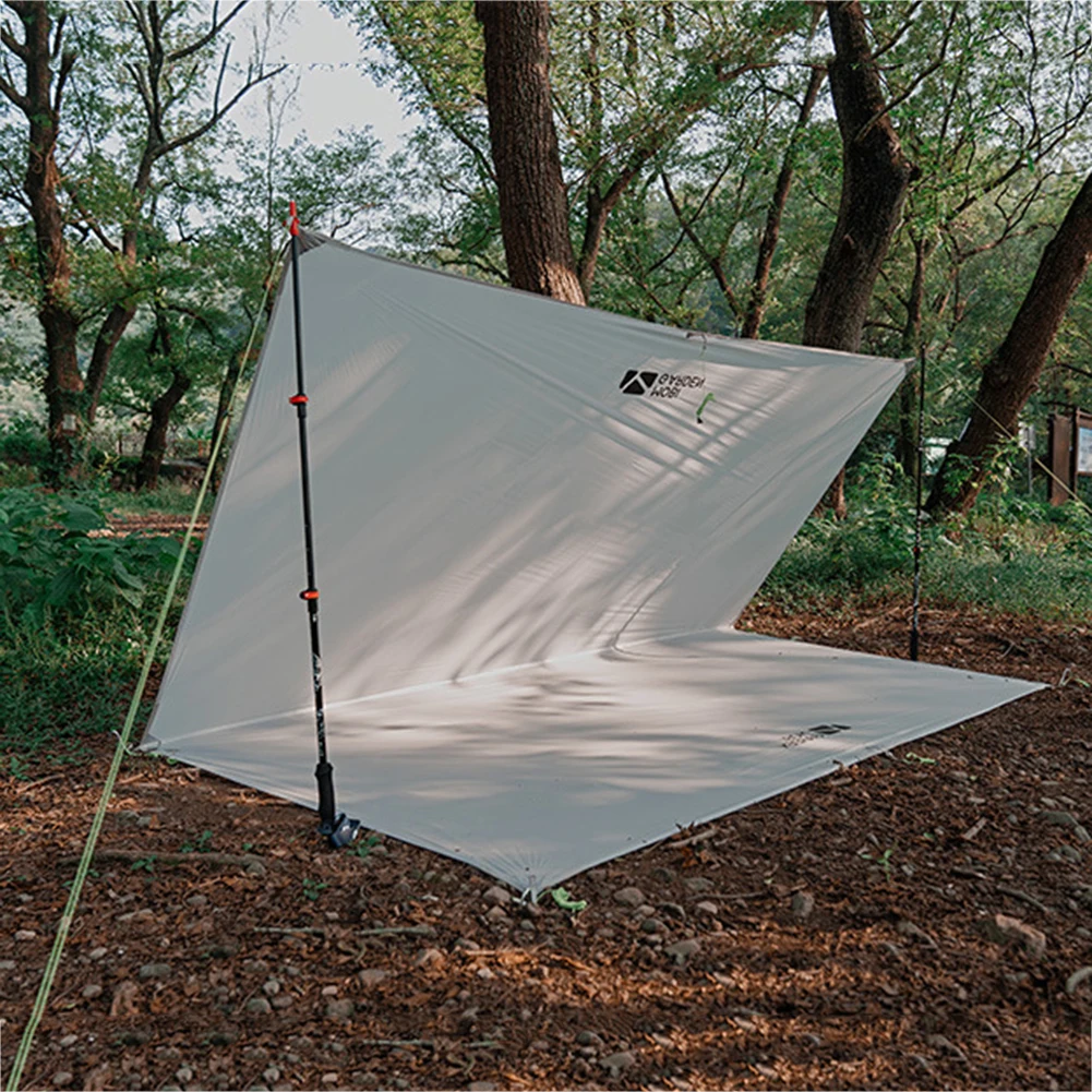 

Ультратонкий складной переносной тент для кемпинга, навес 20D 400T, нейлоновое водонепроницаемое оборудование для пикника и пешего туризма