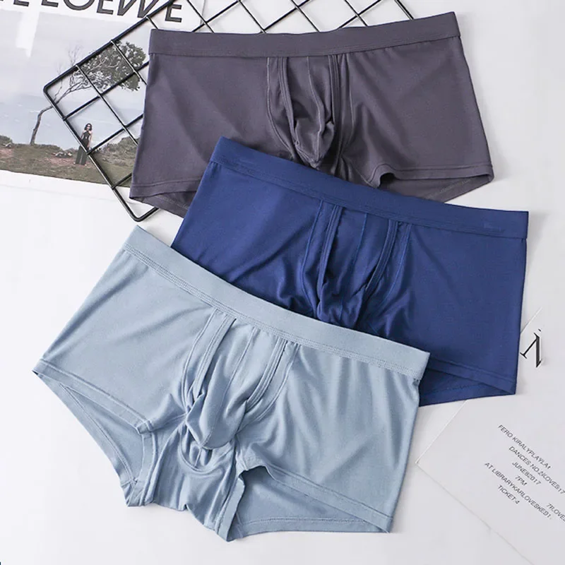 Мужское нижнее белье боксеры мужские мягкие дышащие трусы-боксеры со слоновьим