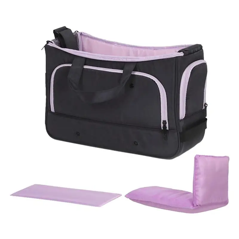 

Foldable Pet Bag Travel Bag For Pet Cat Breathable And Large Capacity Travel Cat Carrier Handbags For Small Medium Large Cats