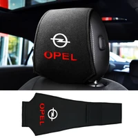 car logo shell car headrest cover back pocket multifunctional details driving protection for opel astra zafira h g j c d etc