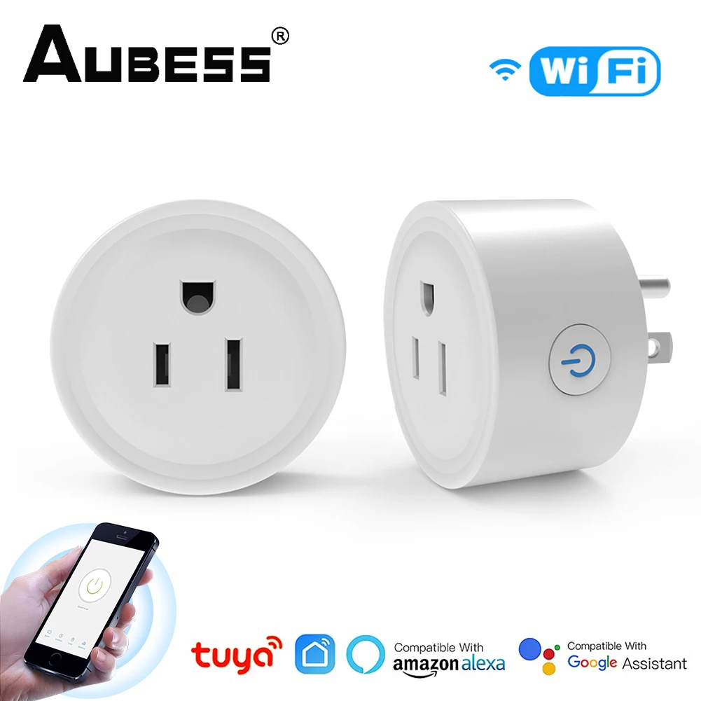 

Smart WiFi Plug Adaptor 10/16/20A Remote Voice Control Power Monitor Socket Outlet Timing Function Work with Alexa Google Home