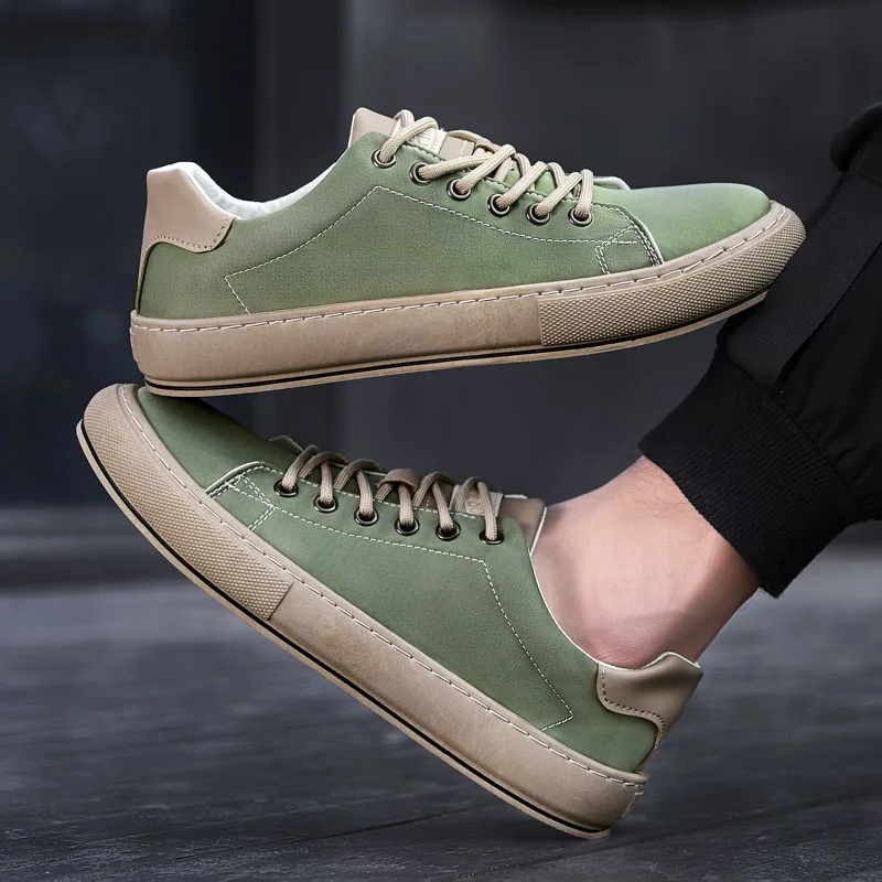 

Men Canvas Shoes Lace-up Fashion Sneakers Mens Vulcanized Shoes Casual Breathable Sneakers New Tenis Masculino Zapatillas Hombre