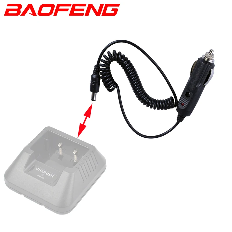 Car Lighter Slot Charger Cable For Baofeng UV-5R UV-5RE 5RA Walkie Talkie Charge Base 12V DC Power Charging for tablet tokie