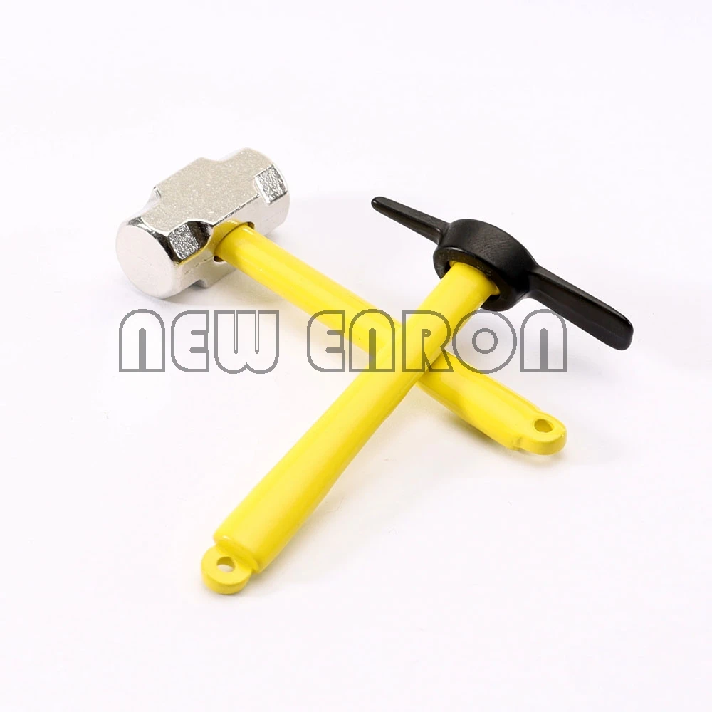 

NEW ENRON Metal Mini Hammer Hoe for 1/10 RC Crawler Car Traxxas TRX4 Axial SCX10 90046 D90 Tamiya CC01 Decoration