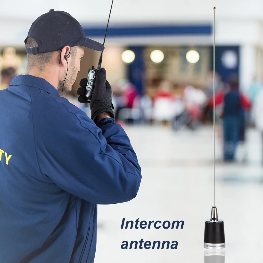 

Dual Band Car Aerial Antenna VHF/UHF 100W Car Walkie Talkie Antenna 144/430MHz High Gain Replacement Auto Accessories