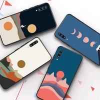 cat mount fuji japan landscape phone case for samsung a51 a30s a52 a71 a12 for huawei honor 10i for oppo vivo y11 cover