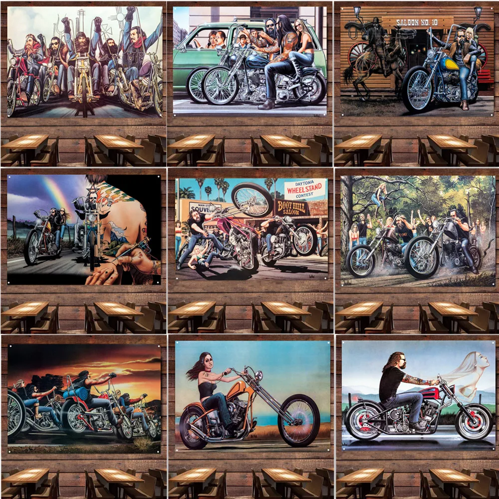 

Easy Rider Flag Banner Babes Car Painting Auto Repair Shop Garage Wall Decor Tapestry Vintage Motorcycle Biker Tattoo Art Poster