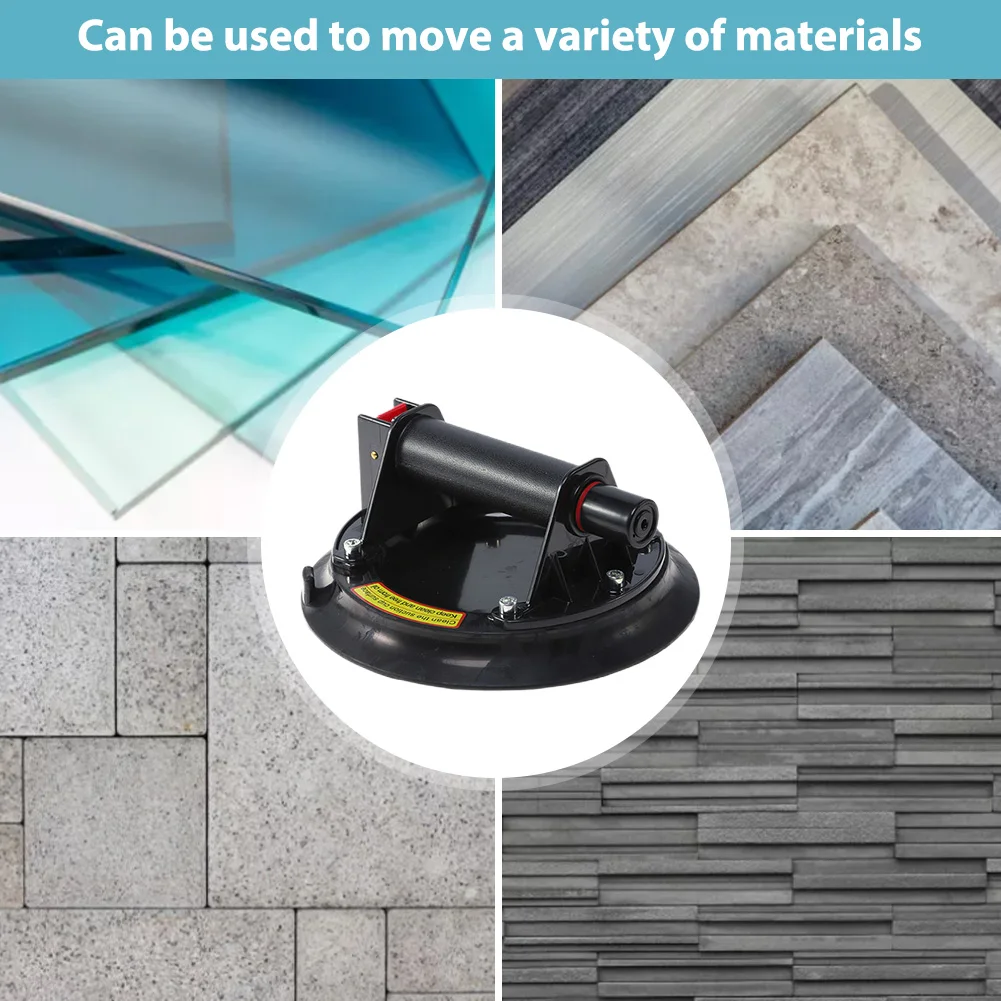 

8 Inch Air Pump Vacuum Suction Cups Portable about 200kg Vacuum Suction Cups Large Bearing Capacity Hosehold Manual Lifting Tool