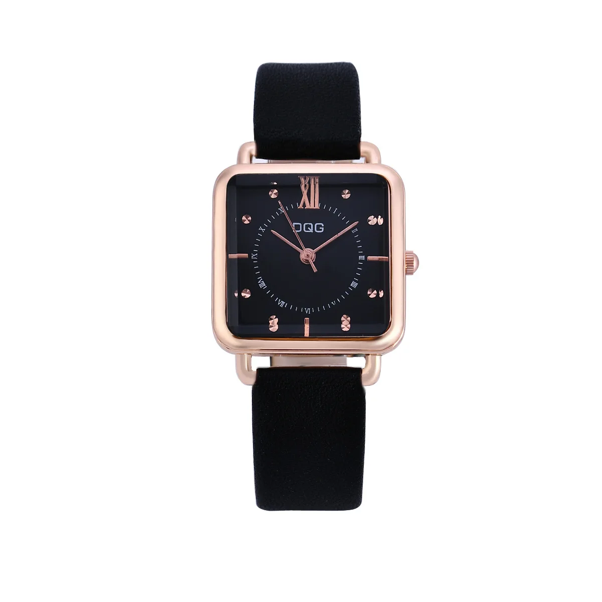 Fashion Classic Square Women Watch Wholesale Ladies Watch Rose Gold Woman Watches Casual Leather Band Strap Quartz Wrist Watch