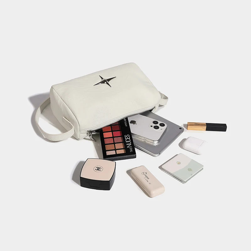 KOKOPEAS Brand Cream White Women Bag Luxury Design Women Shoulder Bags Compact And Convenient Versatile Women Crossbody Bag