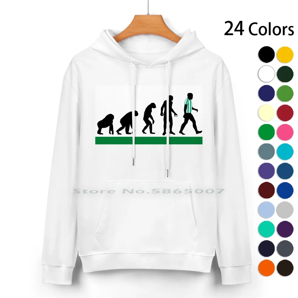 Свитер Betis Evolution из чистого хлопка с капюшоном 24 цвета свитер 100% для женщин и