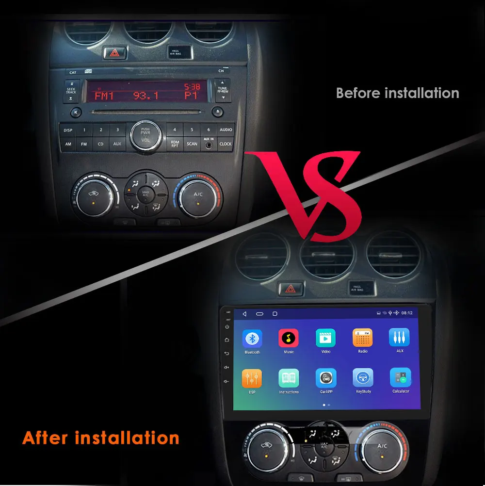 Автомобильное радио OSSURET Android для Nissan Altima Teana 2008 2009 2010 2011 2012 J32 L32 carplay стерео видео