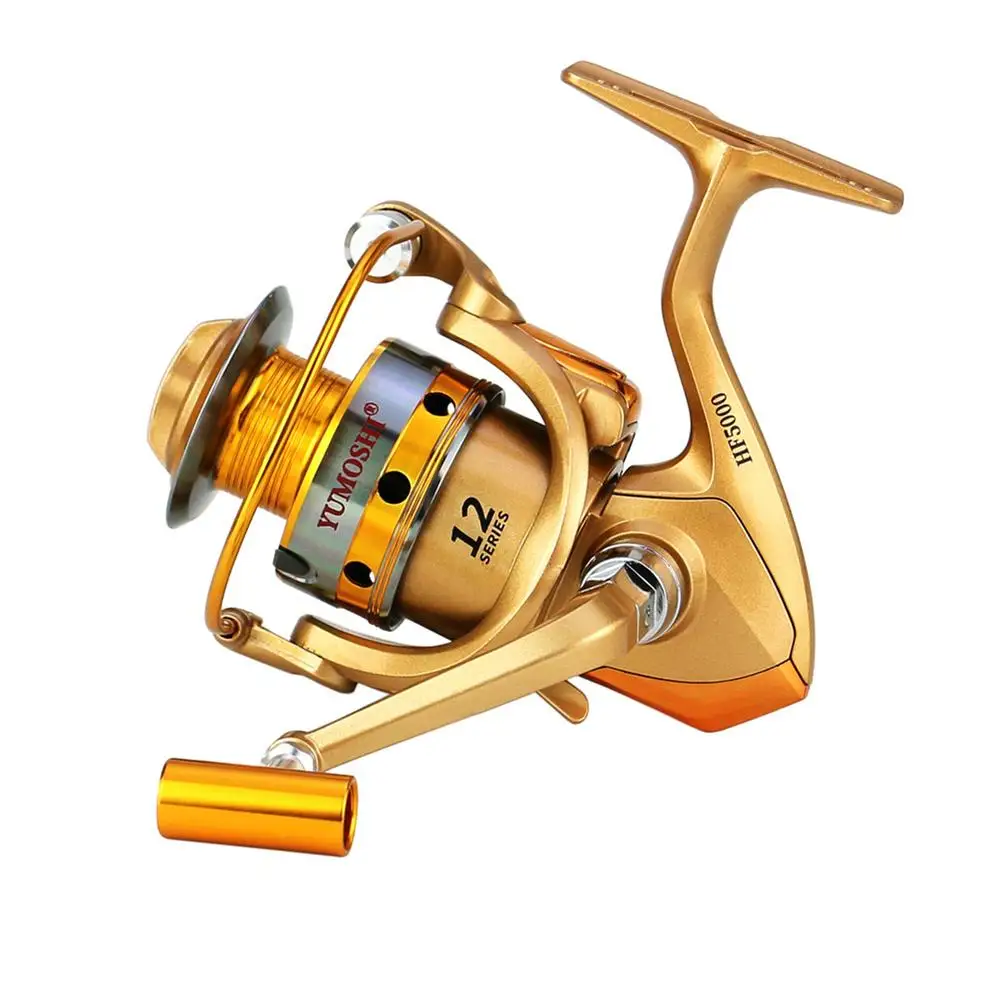 

New HF 1000-9000 Spinning Reel 5.5:1/4.1:1 Gear Ratio 13 Bearings Metal Wire Cup Rocker Fishing Reel Fishing Gear Fishing Reels