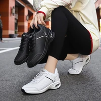 sneakers women fashion leather casual shoes air cushion running shoes comfortable outdoor waterproof columbia sports shoes