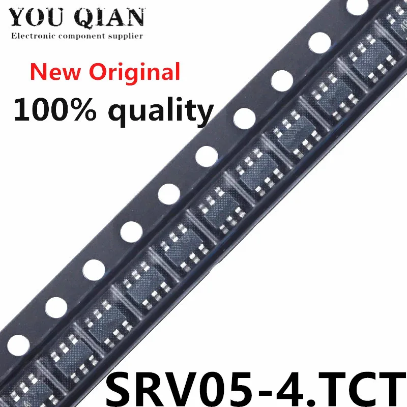 

10 шт. SRV05-4.TCT SRV05 SOT Код: V05 SOT23-6 SOT-236 новый оригинальный