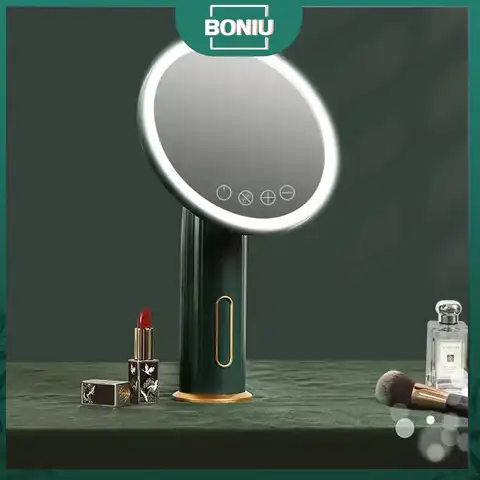 зеркало с подсветкой Светодиодный светильник для зеркало для макияжа, перезаряжаемая подставка, дорожная портативная лампа с выключателем...
