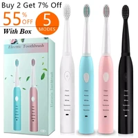 home ultrasonic electric toothbrush rechargeable dental scaler sonic tooth cleaner portable remover stains dentist brush head