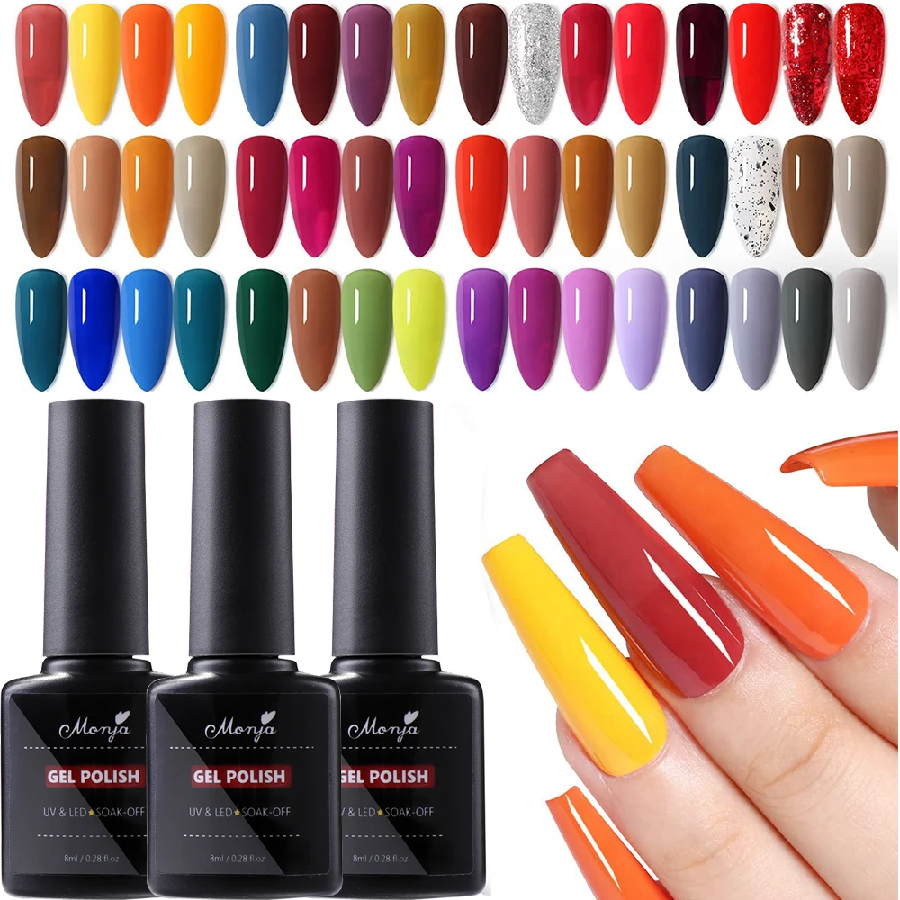 1 шт. однотонный Гель-лак для ногтей 8 мл