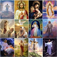 5d diy diamond painting religion jesus full round diamond embroidery mosaic rhinestones pictures home wall decor crafts gift
