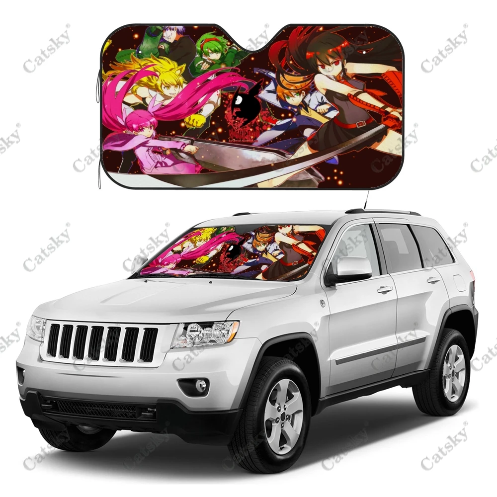 

Автомобильный солнцезащитный козырек Akame Ga Kill, солнцезащитный козырек на лобовое стекло, автозапчасти, защита от солнца, защита от УФ лучей, автомобильный солнцезащитный козырек на заказ