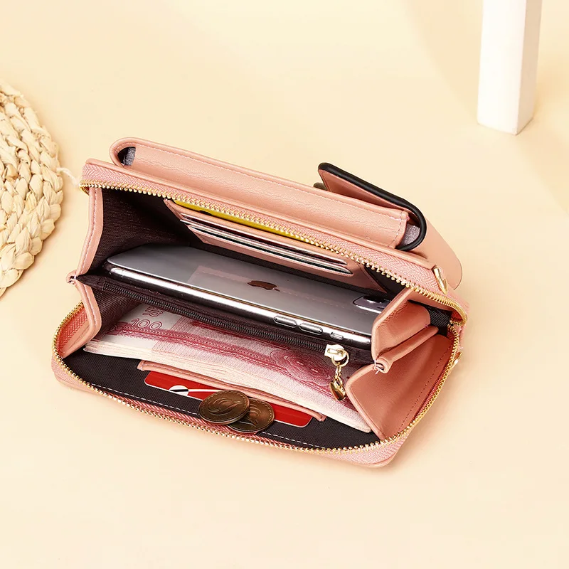 Women's Small Crossbody Shoulder Bags PU Leather Female Cell Phone Pocket Bag Ladies Purse Card Clutches Wallet Messenger Bags