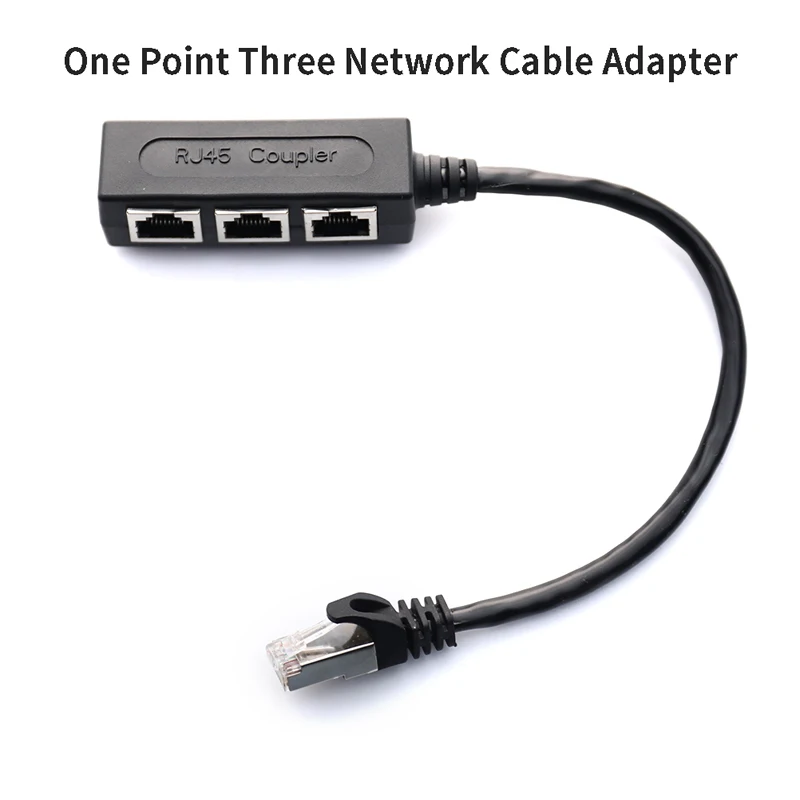 

RJ45 Splitter LAN Ethernet Network RJ45 Connector Splitter Adapter Cable