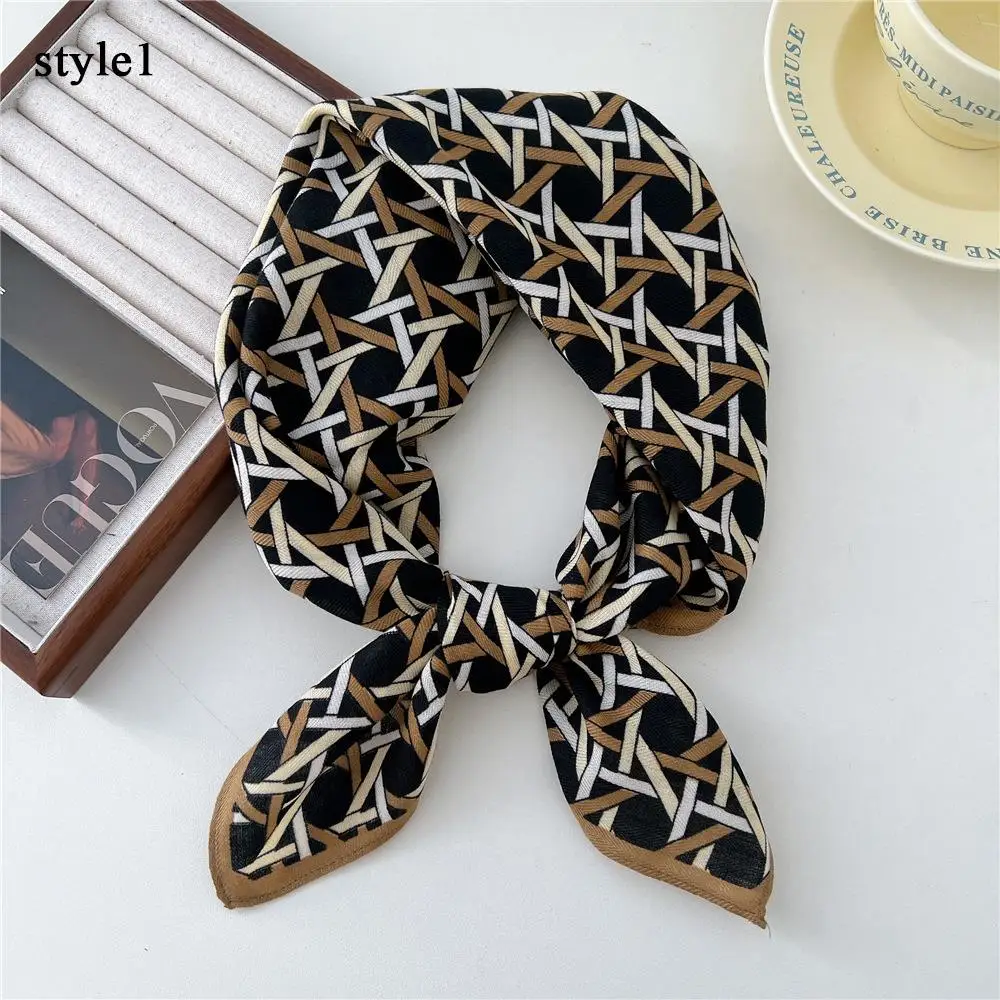 65 см хлопковый льняной квадратный шарф декоративная шаль шейный платок женский