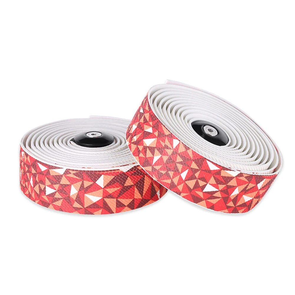 

Road Bike Handlebar Tape 2100x30x3mm Anti-slip Anti-Shock High Elastic Grip Tape With Bar End Plugs Bicycle Finishing Tapes