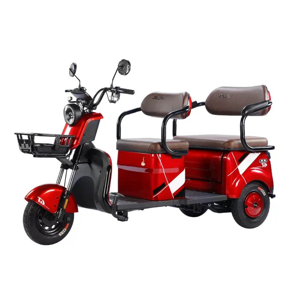 

Electric Tricycle 48/60V20A Lithium Battery 600/800W Motor Long Endurance Scooter for Elderly with Triple Brake