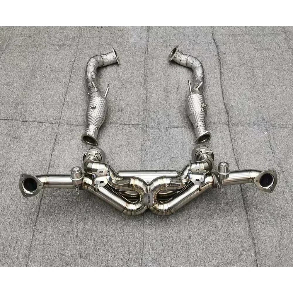 Для Porsche 718 SD из нержавеющей стали/титана Cat заднее выхлопное устройство выхлопная