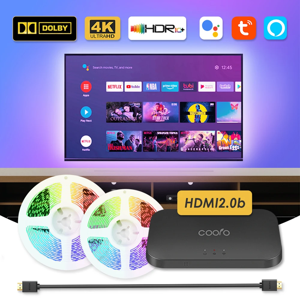 Новинка HDMI 2 0 окружающий ТВ мечта экран USB светодиодная полоса освесветильник